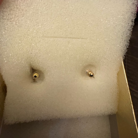 Beautiful Round Orange Drop Earrings - Picture 2 of 3